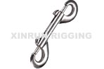 DOUBLE END SNAP HOOK ,ZINC DIE CAST,NICKEL PLATED