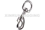 SWIVEL BOLT SNAP,ZINC DIE CAST,NICKEL PLATED