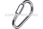 STAINLESS STEEL,PEAR SHAPED QUICK LINK