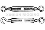 Turnbuckles with open body(drop forged steel case