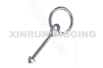 SCREW BOLT,WITH RING ,ZINC PLATED